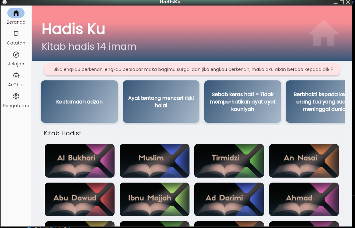 Home Menu Desktop